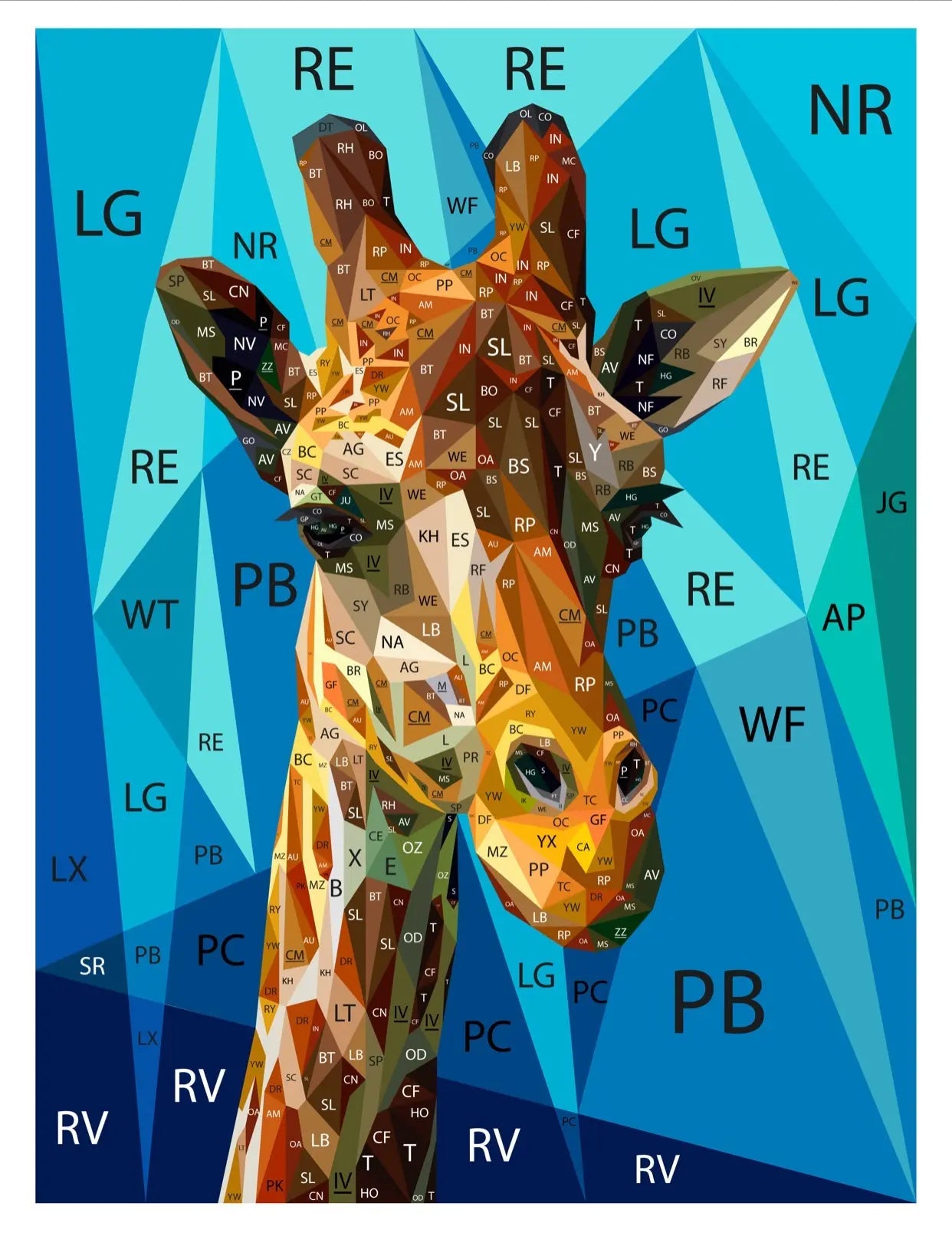 Big G the Giraffe Quilt Kit Legit Kits