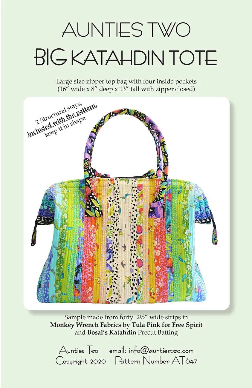 Big Katahdin Tote - Linda's Electric Quilters