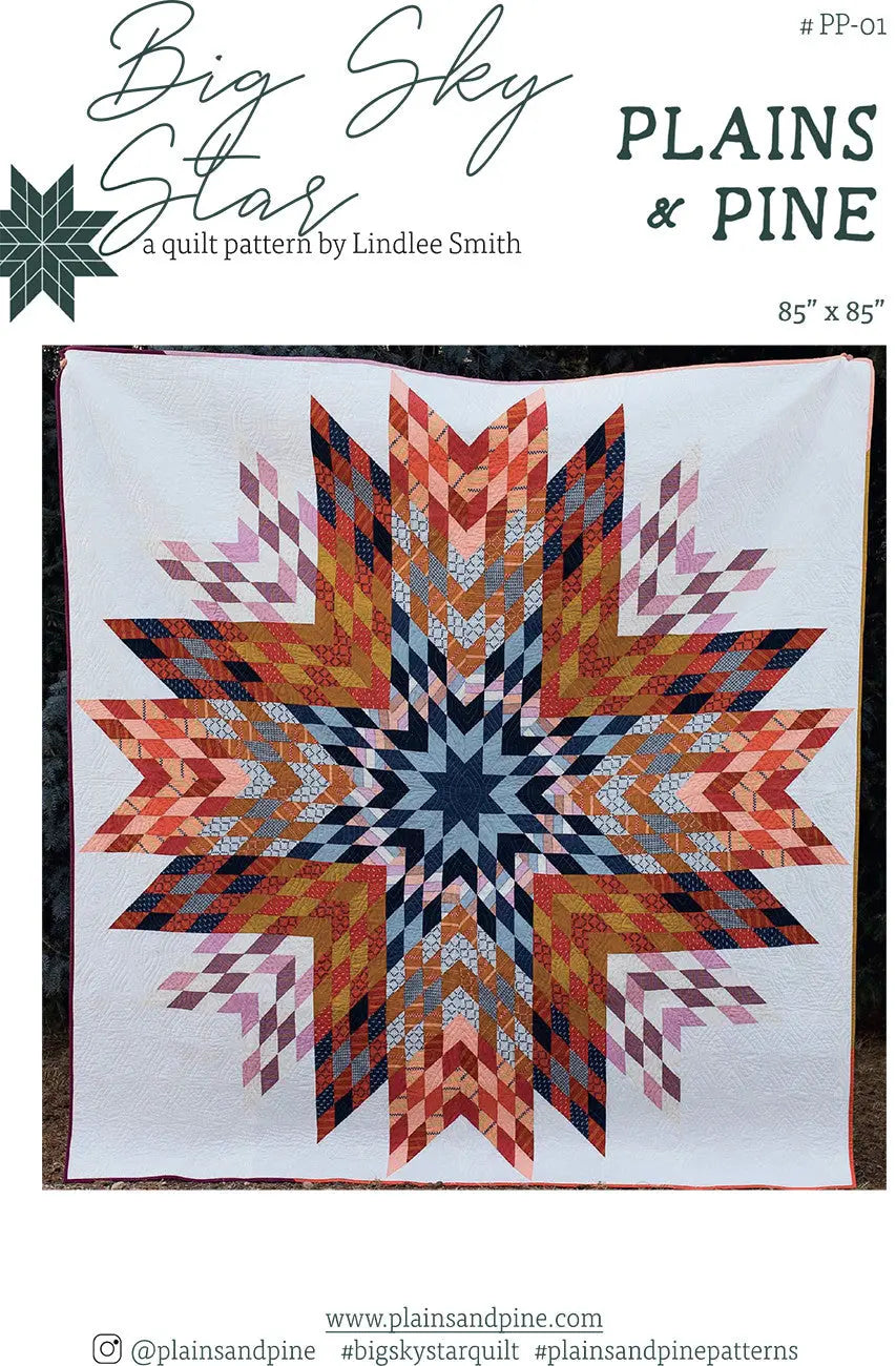 Big Sky Star Quilt Pattern - Linda's Electric Quilters