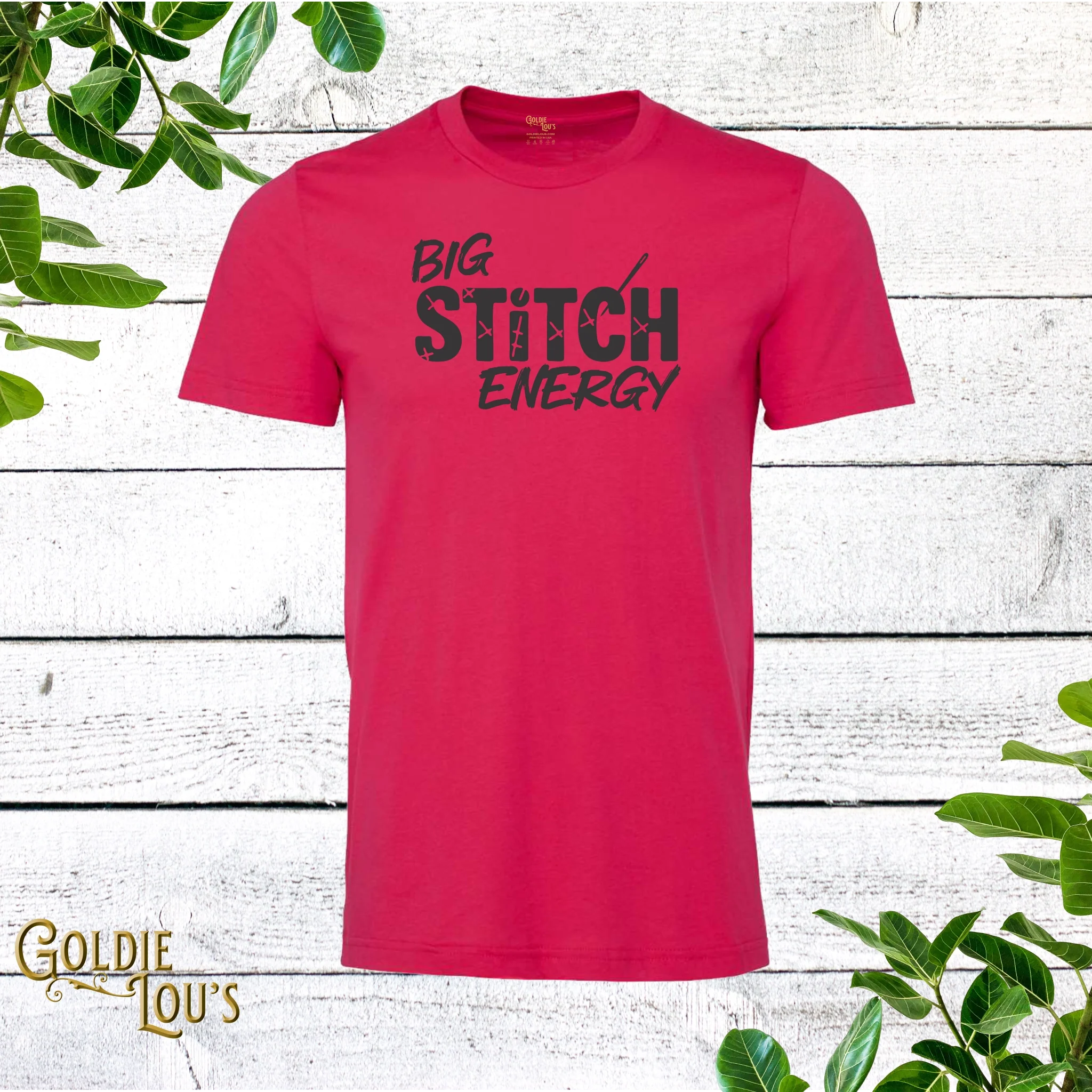 Big Stitch Energy Quilting T-shirt