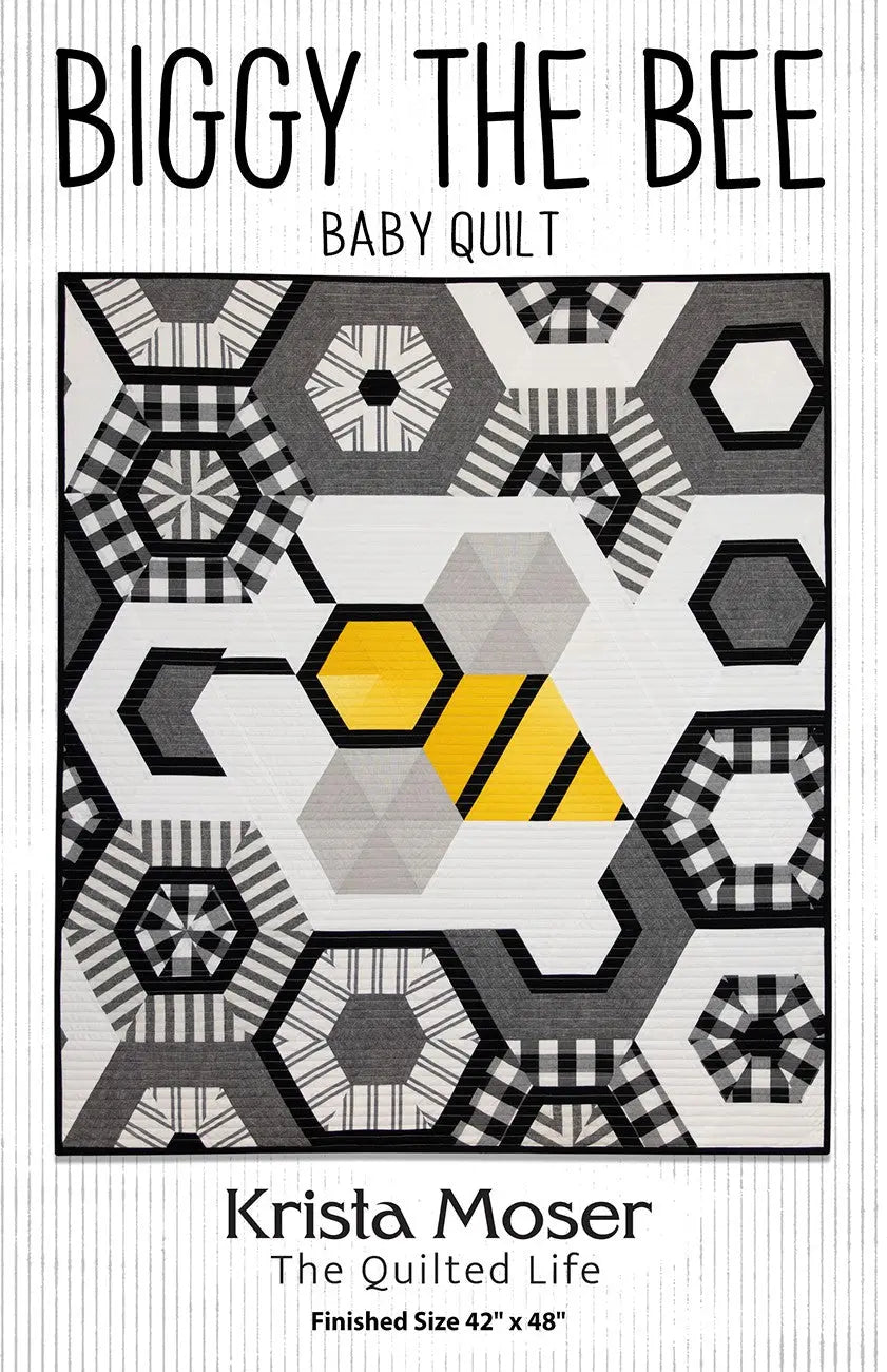 Biggy The Bee Baby Quilt - Linda's Electric Quilters