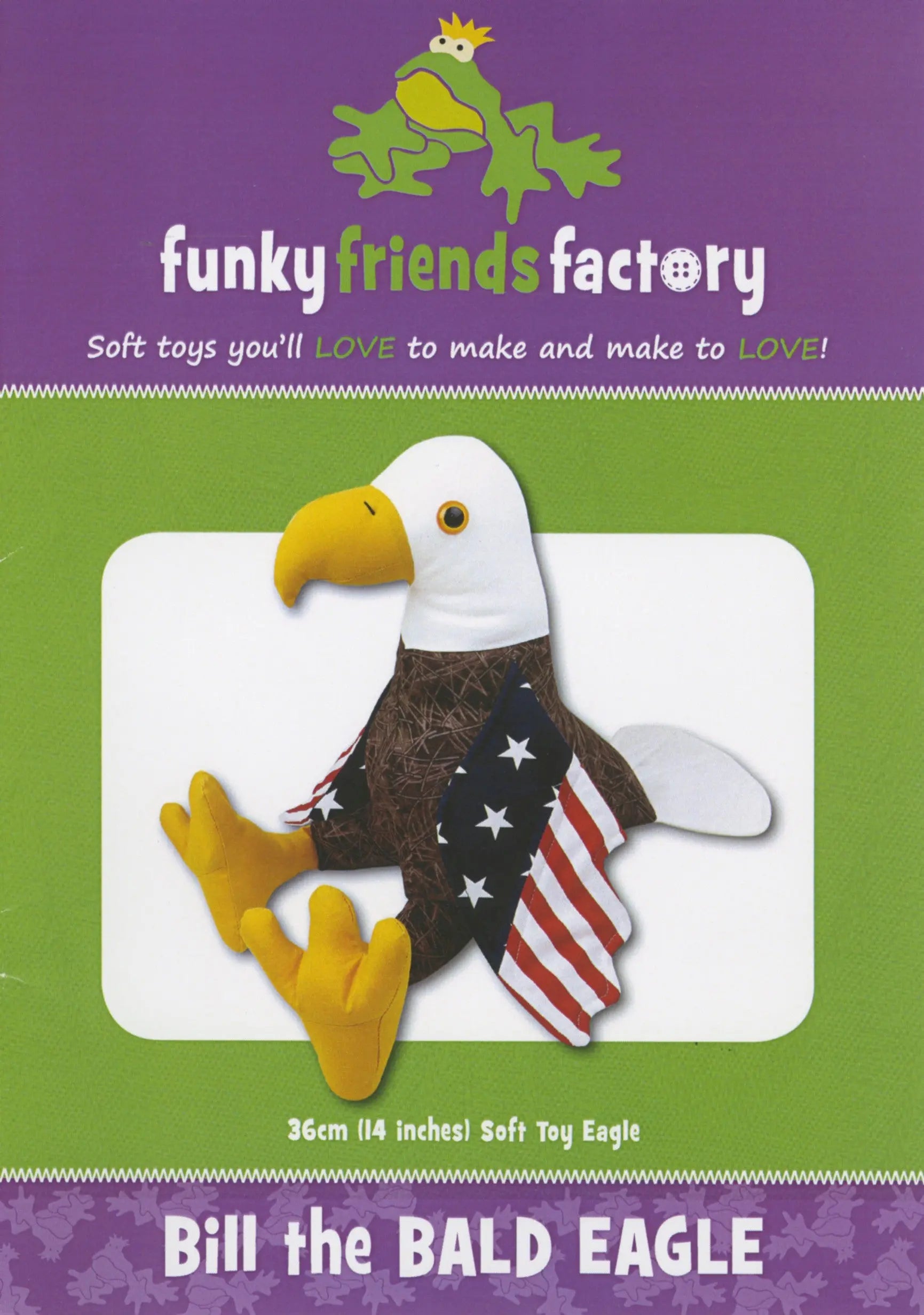 Bill The Bald Eagle - Linda's Electric Quilters