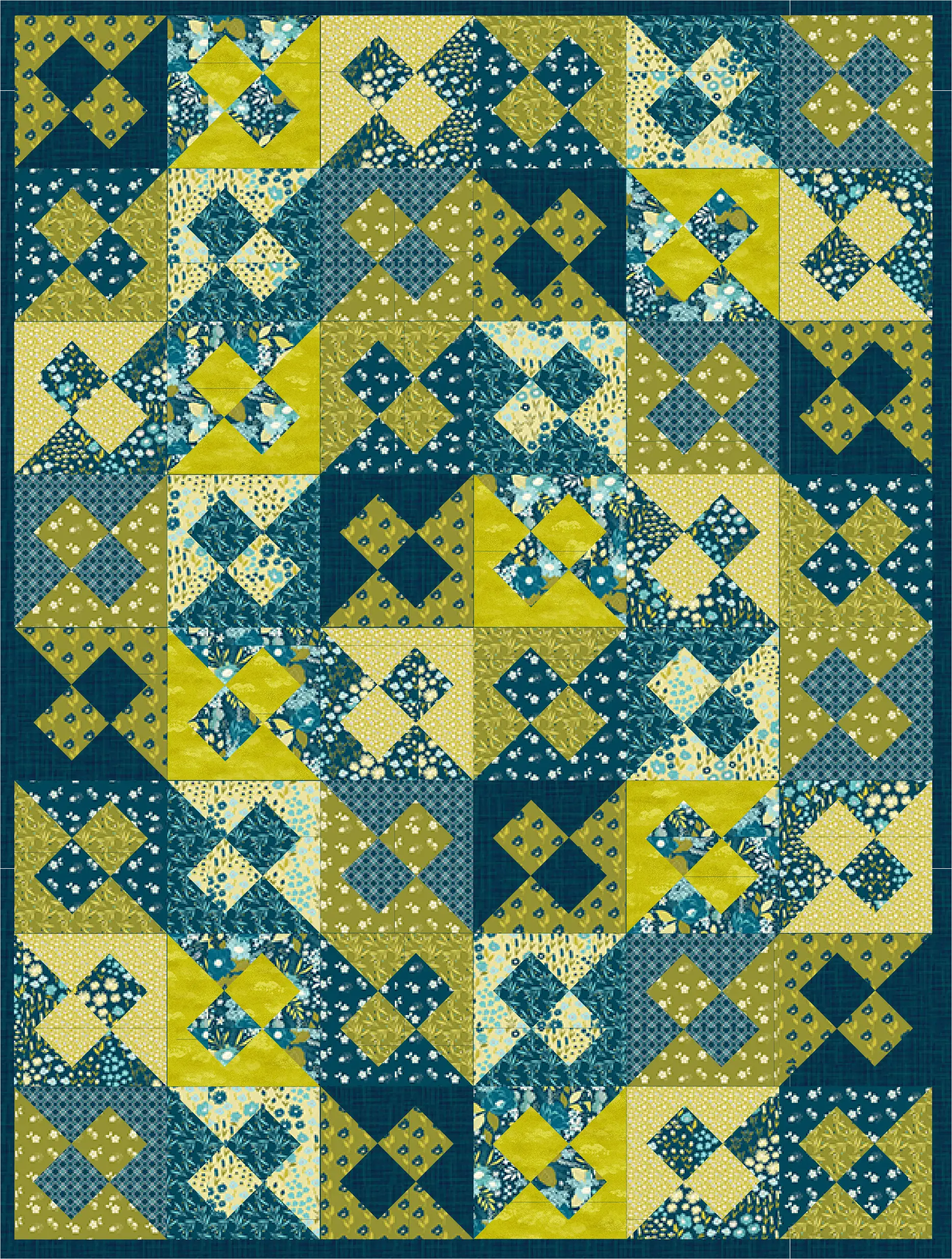 Billie - 10" square Pattern 238 GE Designs