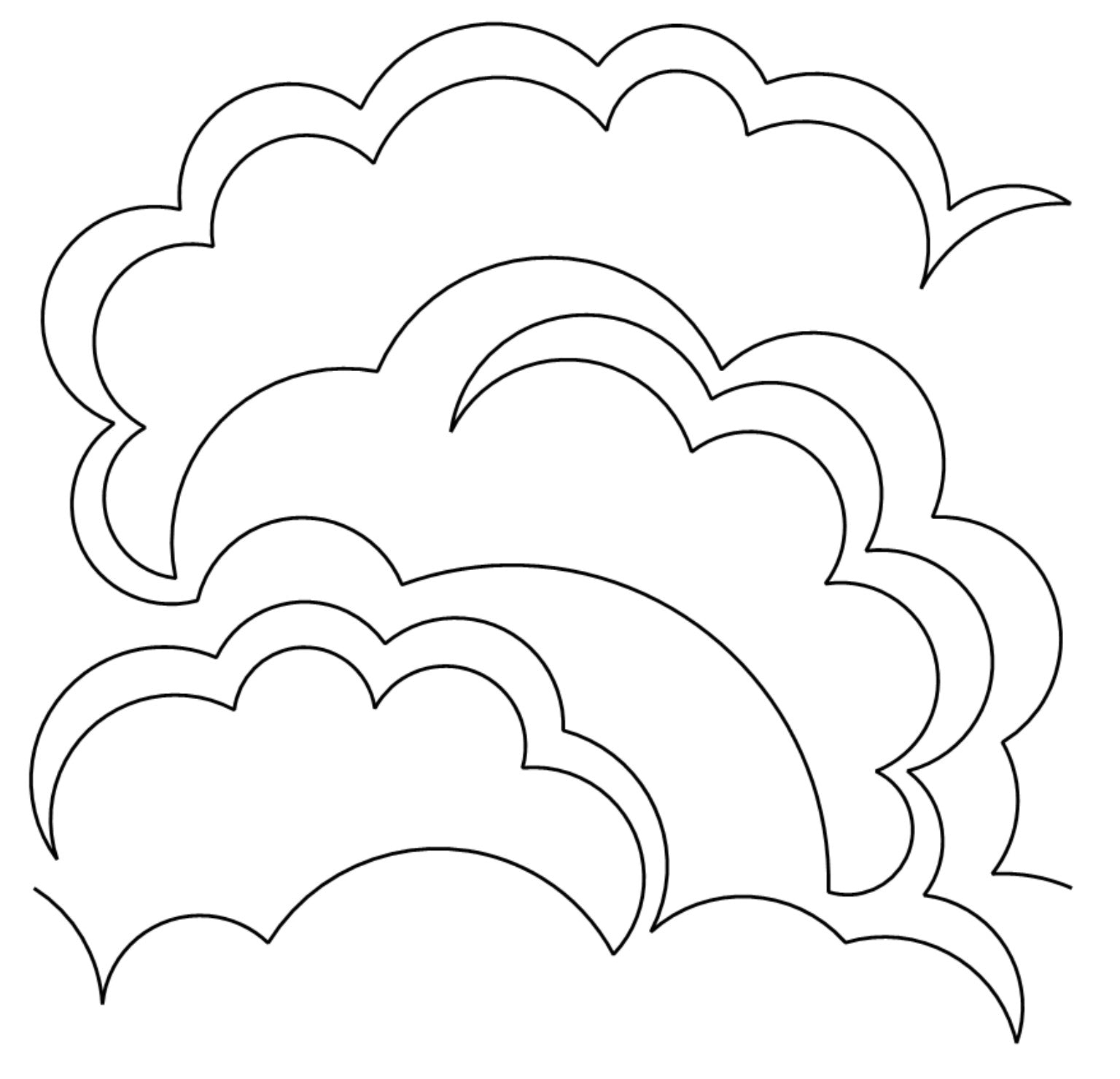 Billows Digital E2E Wildflower Quilting Pantograph Close Up