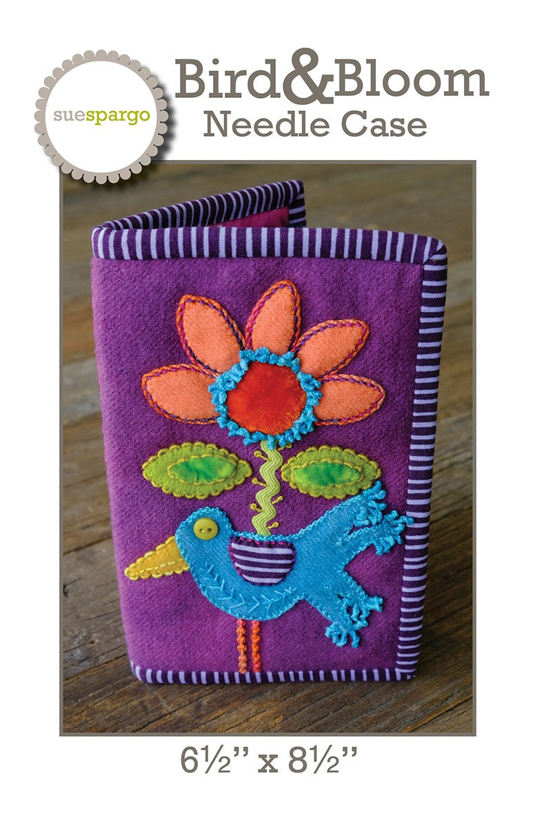 Bird and Bloom Needle Case Pattern