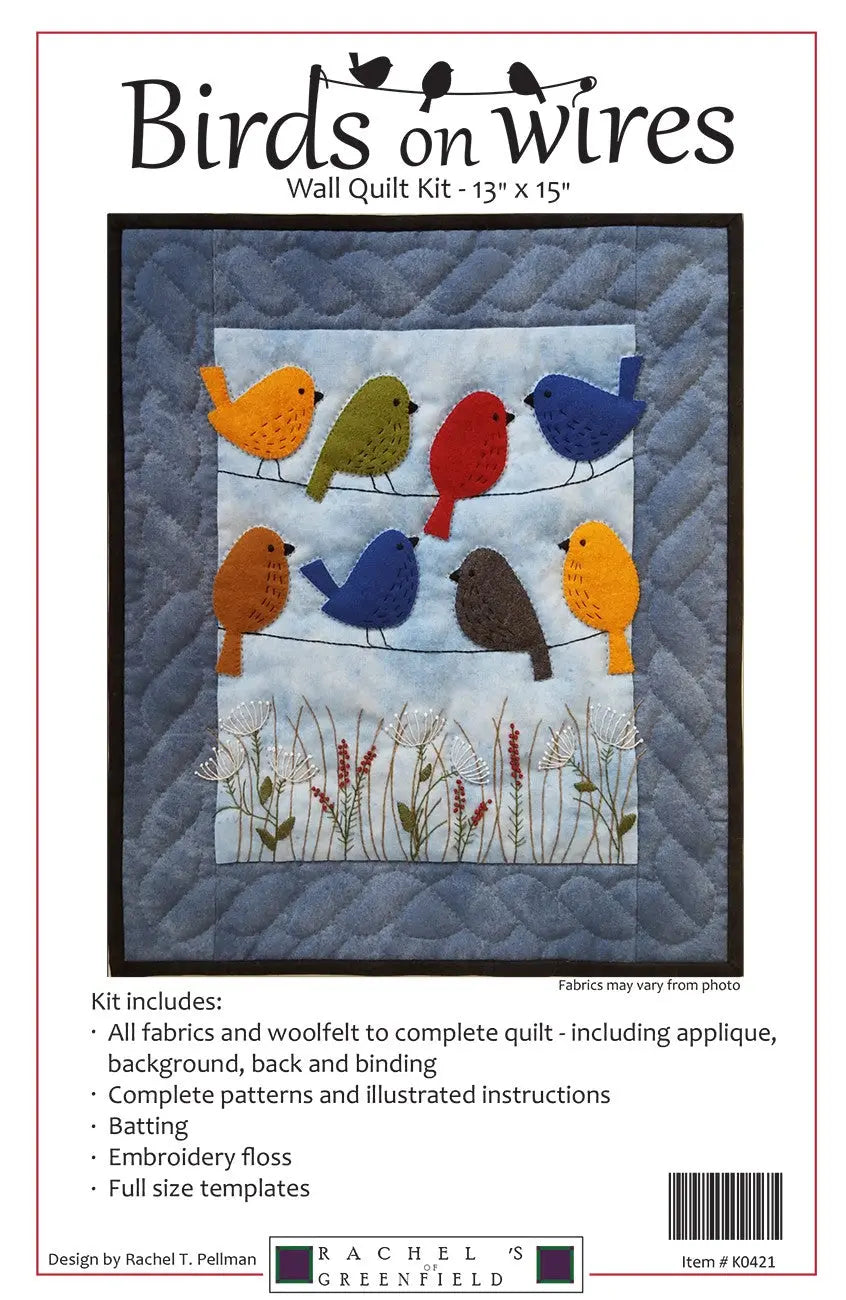 Birds On A Wire Kit - Linda's Electric Quilters