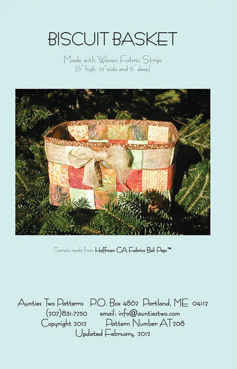 Biscuit Basket - Linda's Electric Quilters