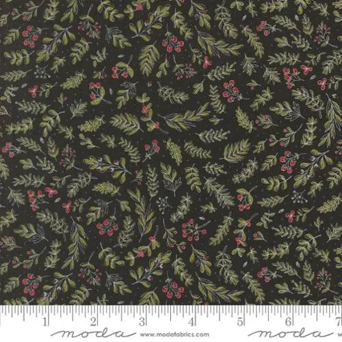 Black Emmitt And Ivy Holly Blenders 44"/45" Fabric Per Yard