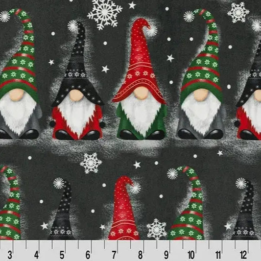Gnomes Digital Cuddle Ash - Linda's Electric Quilters