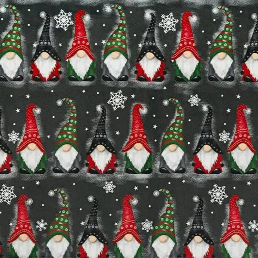 Gnomes Digital Cuddle Ash - Linda's Electric Quilters