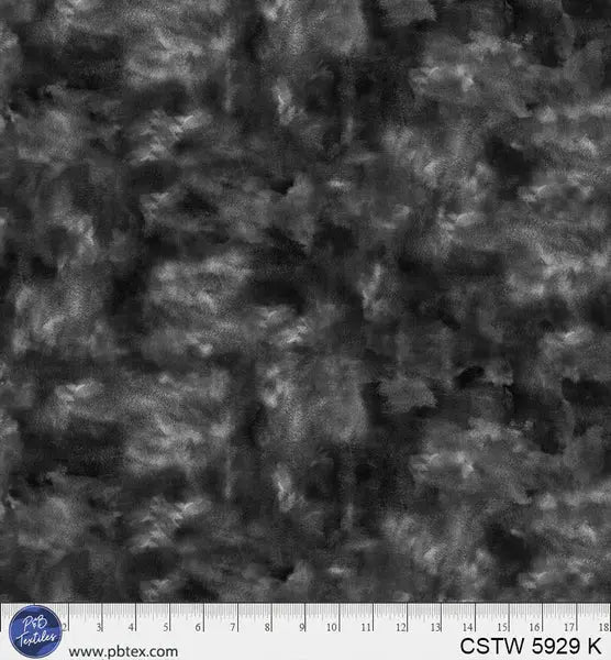 Black Grey Color Stories Cotton Wideback Fabric per yard P&B Textiles