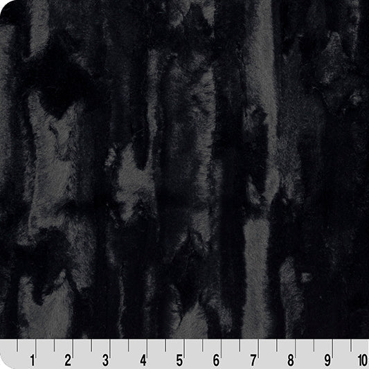 Black Luxe Cuddle Willow 58/60" Fabric Per Yard