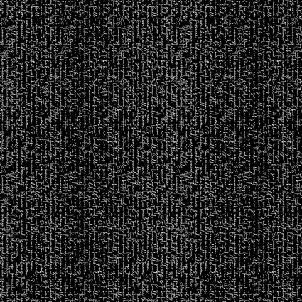 Black With White Script Cotton Wideback Fabric per yard - Linda's Electric Quilters