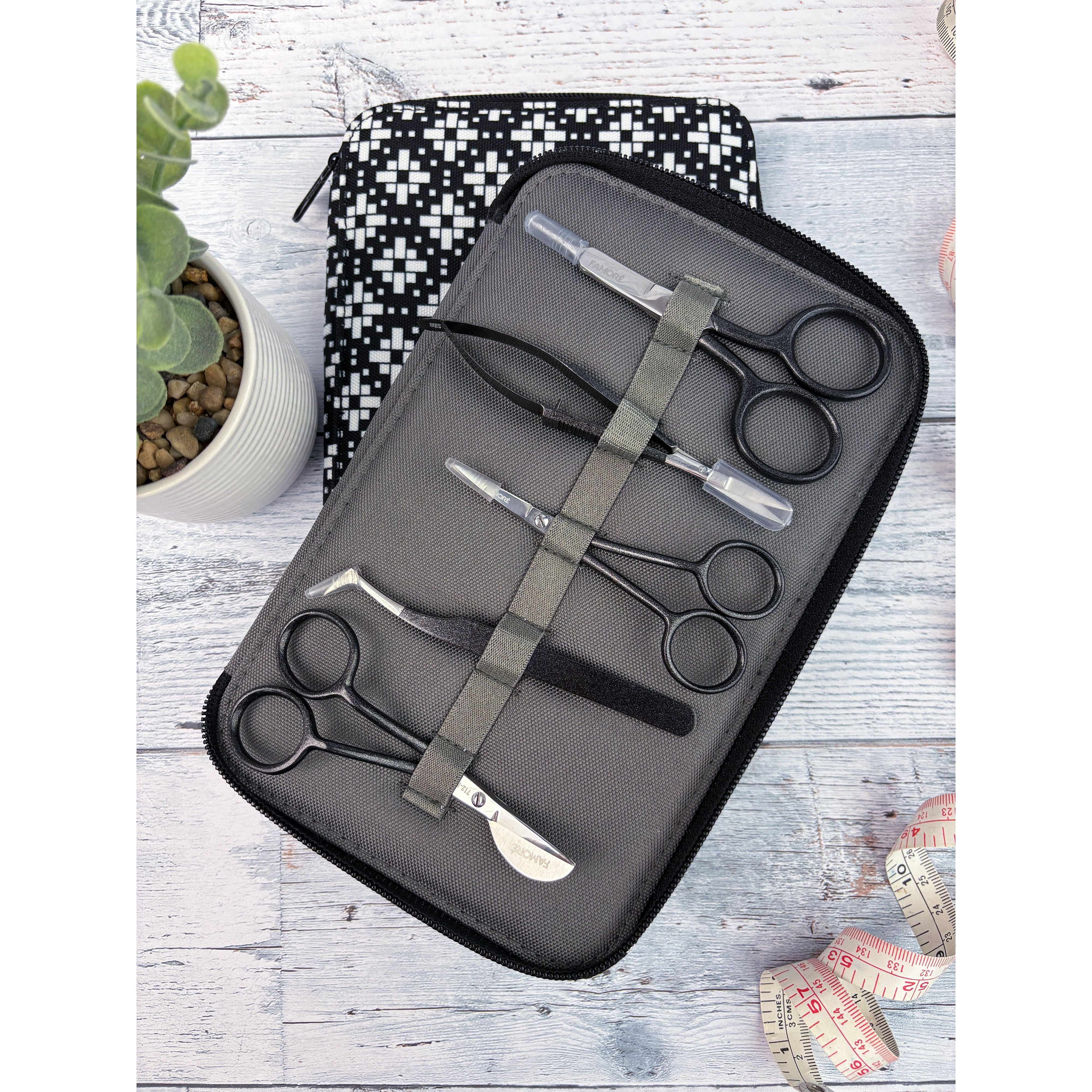 1101BLK - Black Shimmer Embroidery Kit