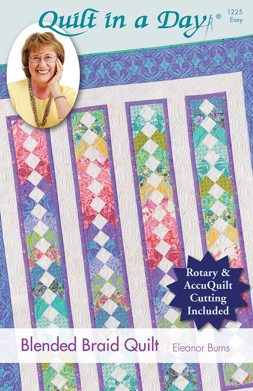 Blended Braid Quilt for Rotary & AccuQuilt - Linda's Electric Quilters