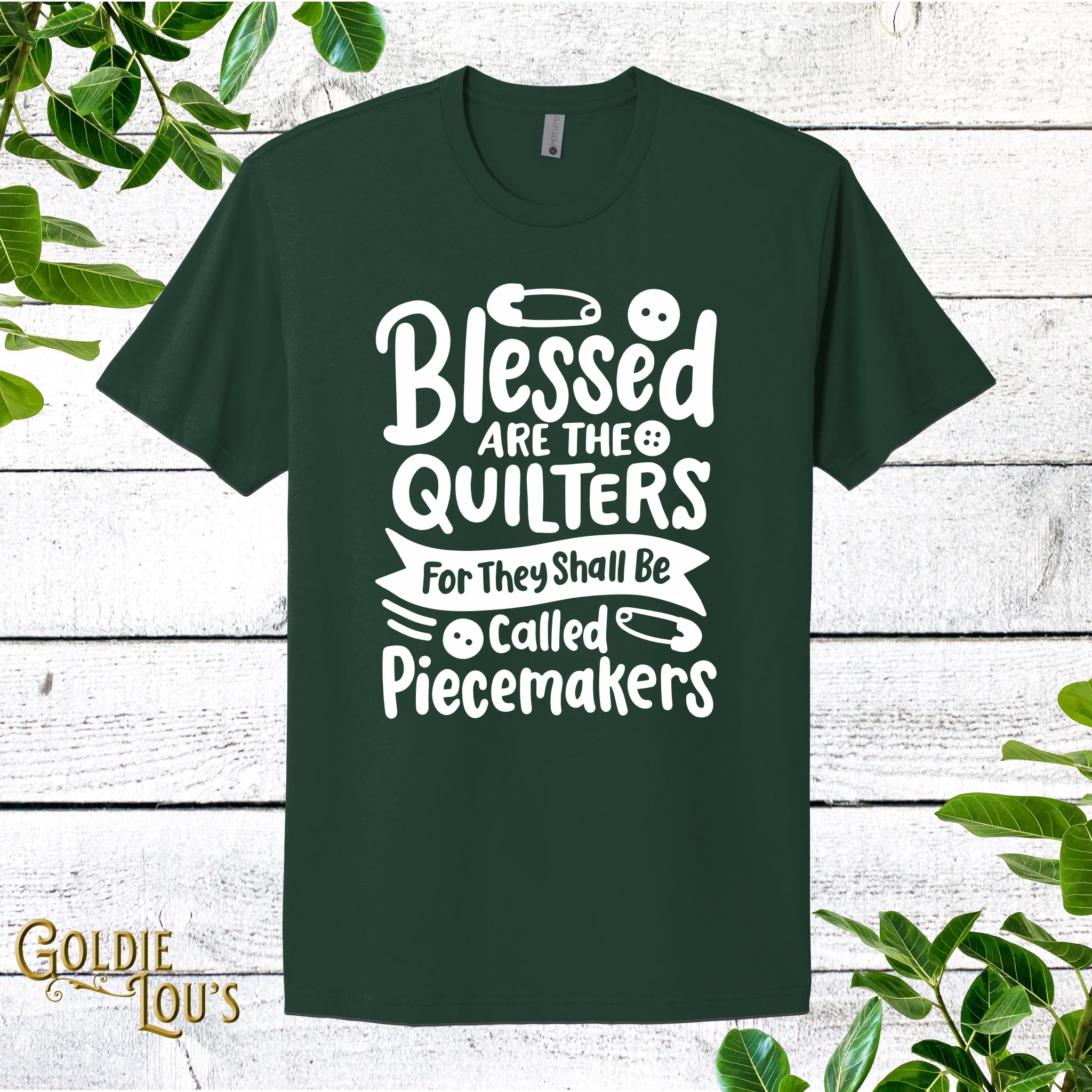 Blessed are the Piecemakers Quilting T-shirt