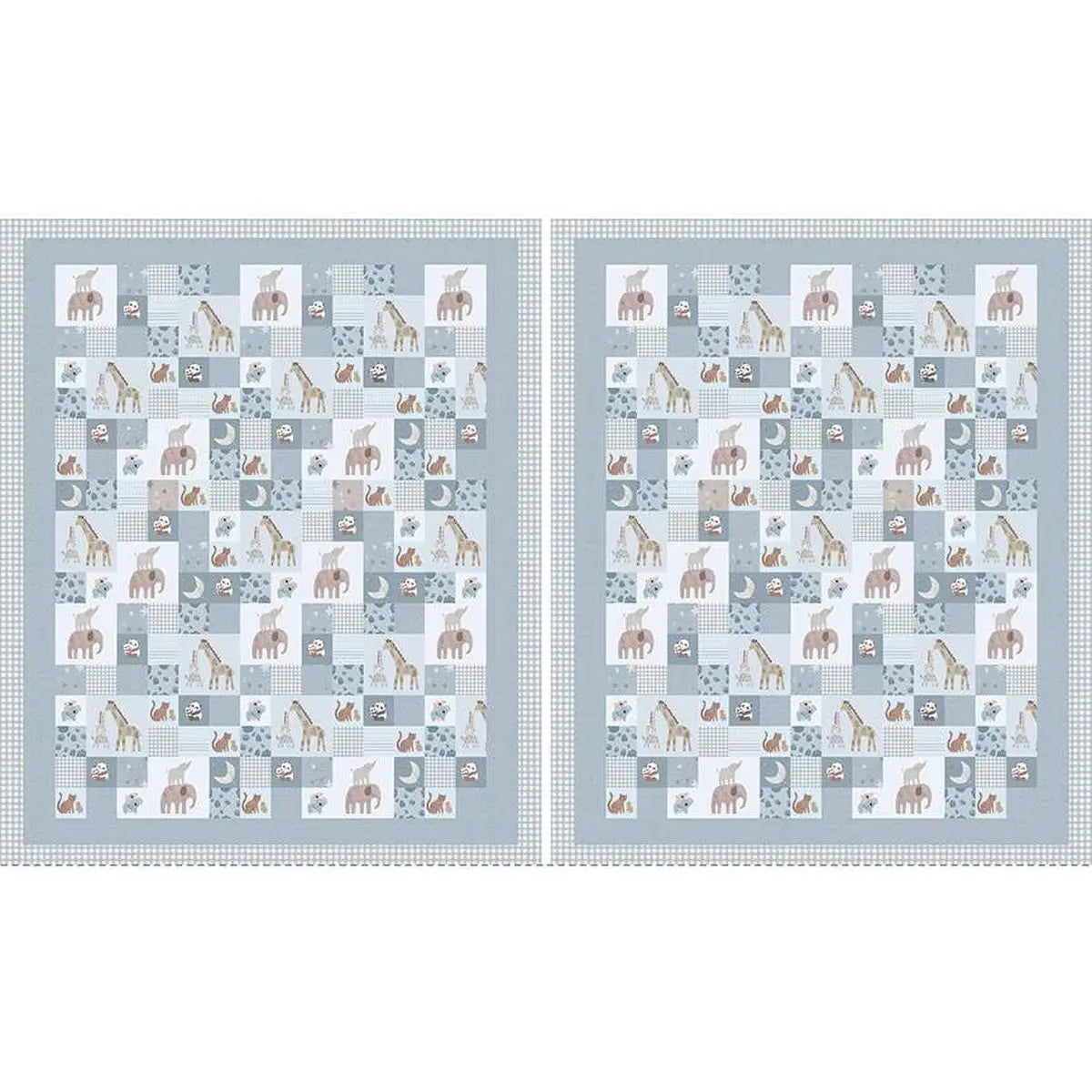 Blue Double Lush Velvet 58/60" Blue Safari Stargazing - Linda's Electric Quilters