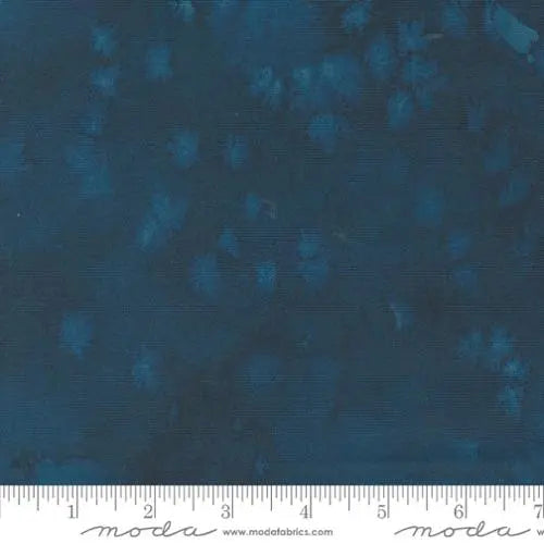 Blue Flow Prussian Blue Basic Watercolor Painting 44"/45" Fabric Per Yard