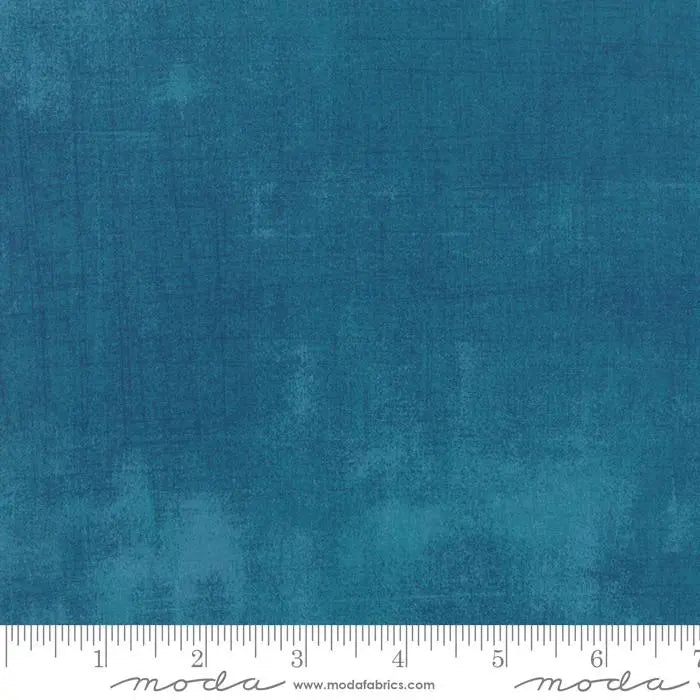 Blue Grunge Basics Horizon Blue 44"/45" Per Yard Moda Fabrics & Supplies