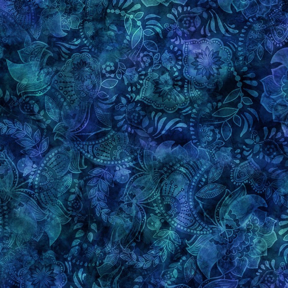 Blue Quilt Back - Fairy Tale 108" wide Fabric per yard