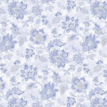 Blue Sky Footstool Cotton Wideback Fabric Per Yard - Linda's Electric Quilters