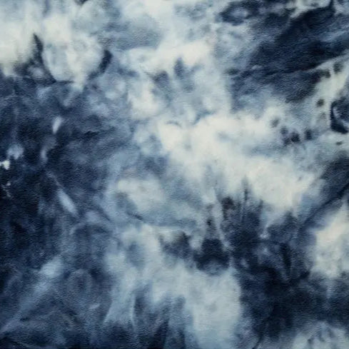 Blue Tie Dye Cuddle Navy - Linda's Electric Quilters