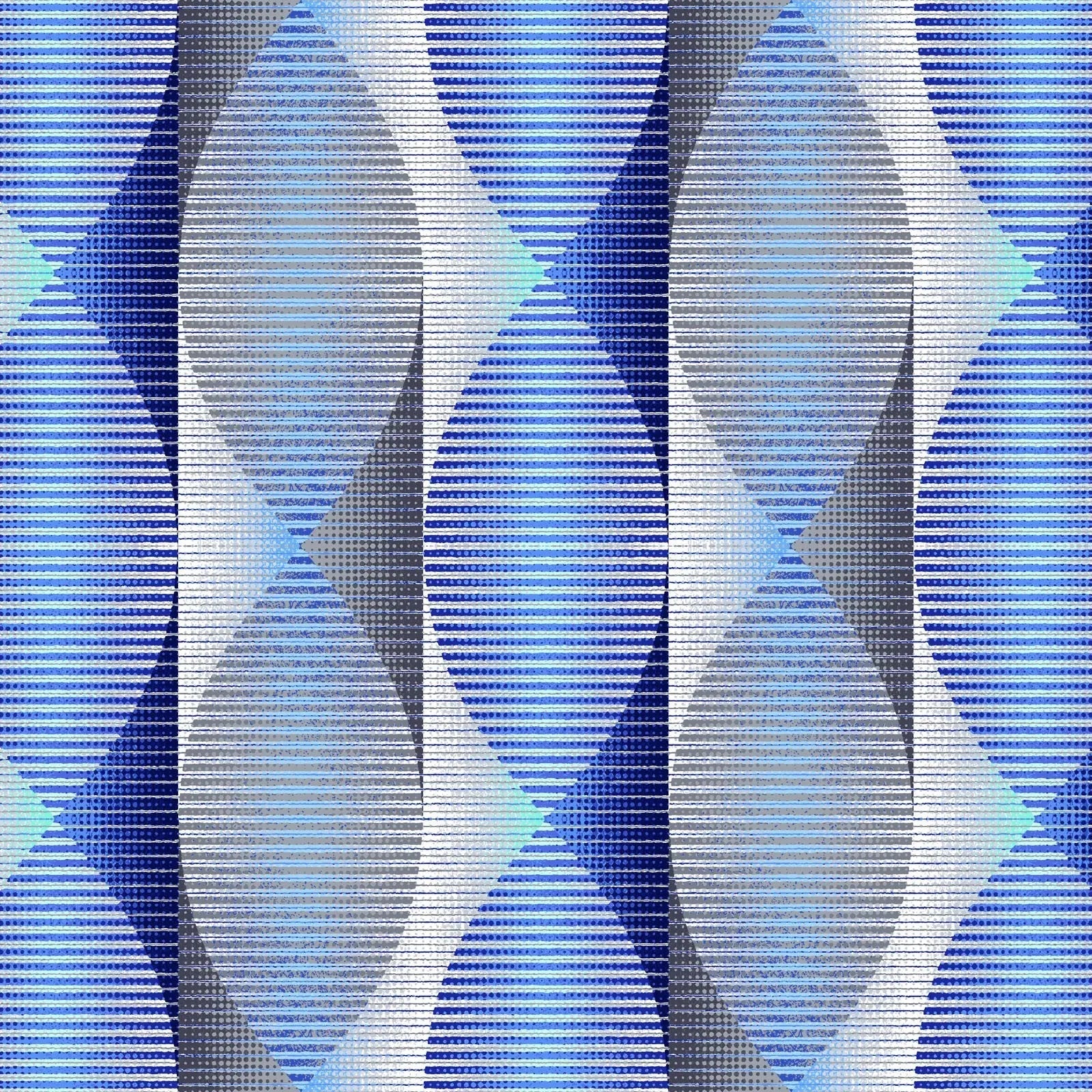 Blue Twisted Ribbon Cotton Wideback Fabric Per Yard - Linda's Electric Quilters