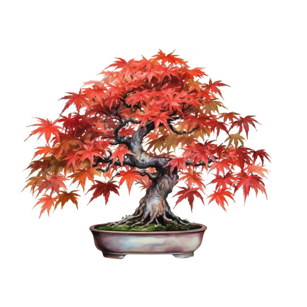 Bonsai Tree Fabric Panel 8