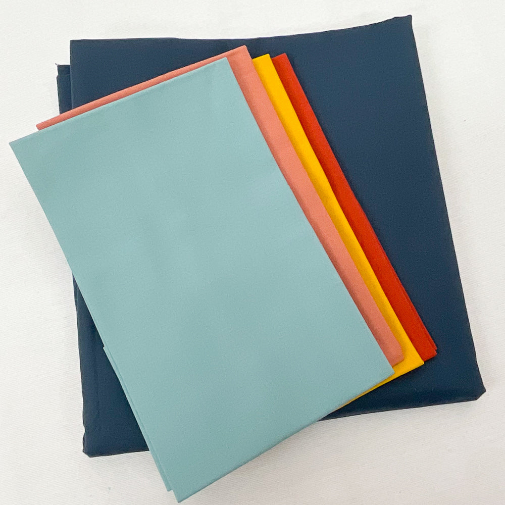 Boundless Coordinated Stash Builder Bundle - Color Block - various solid fabrics 3 1/4 yards total