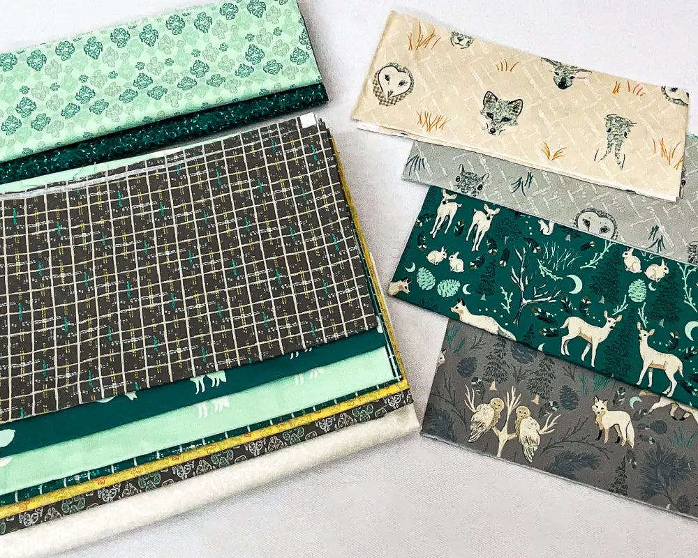 Boundless Coordinated Stash Builder Bundle - Wild Things - various print fabrics 9 7/8 yards total Fabric Depot