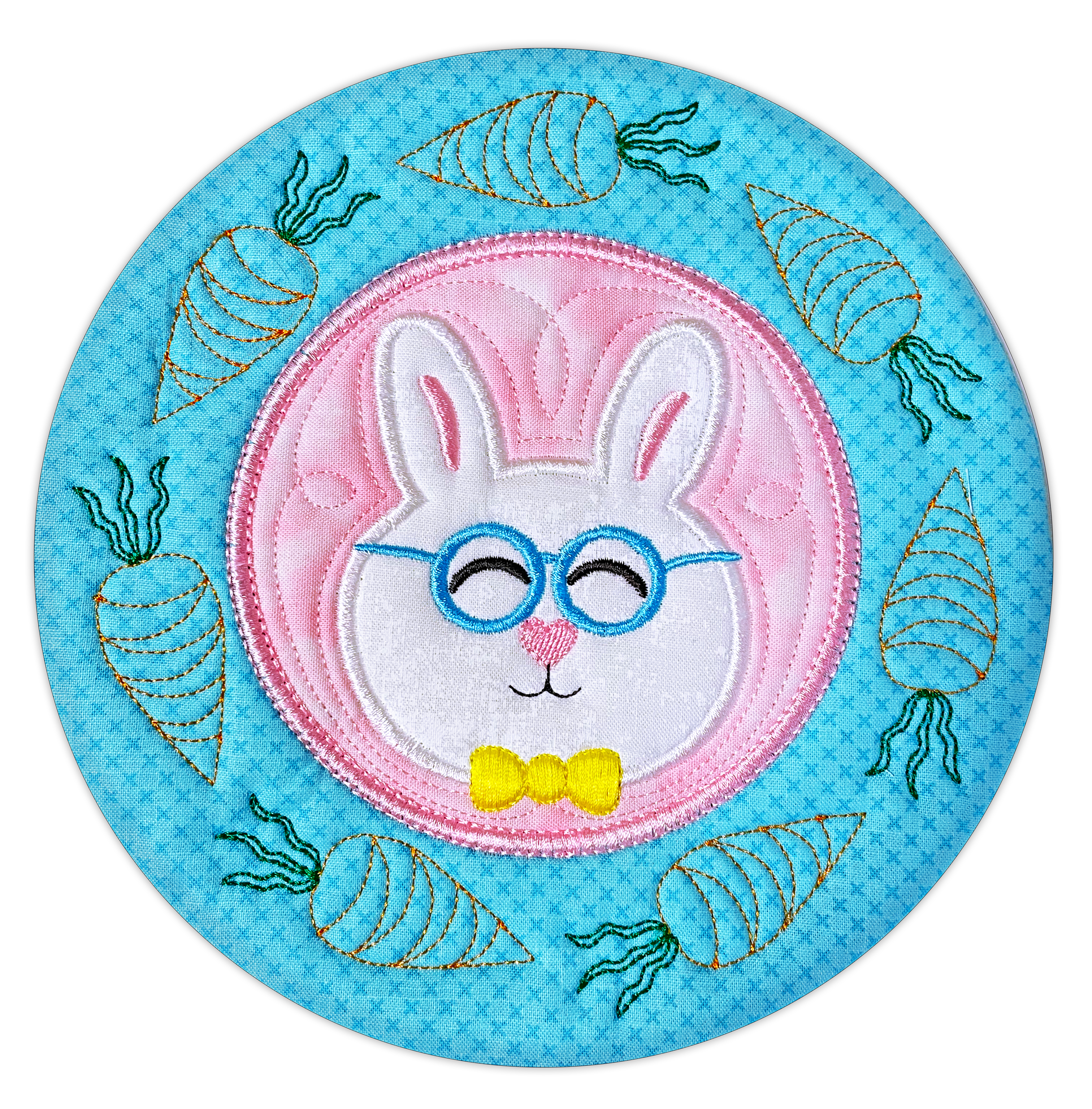 Easter Bunny Multi Mats In the hoop Machine Embroidery Design