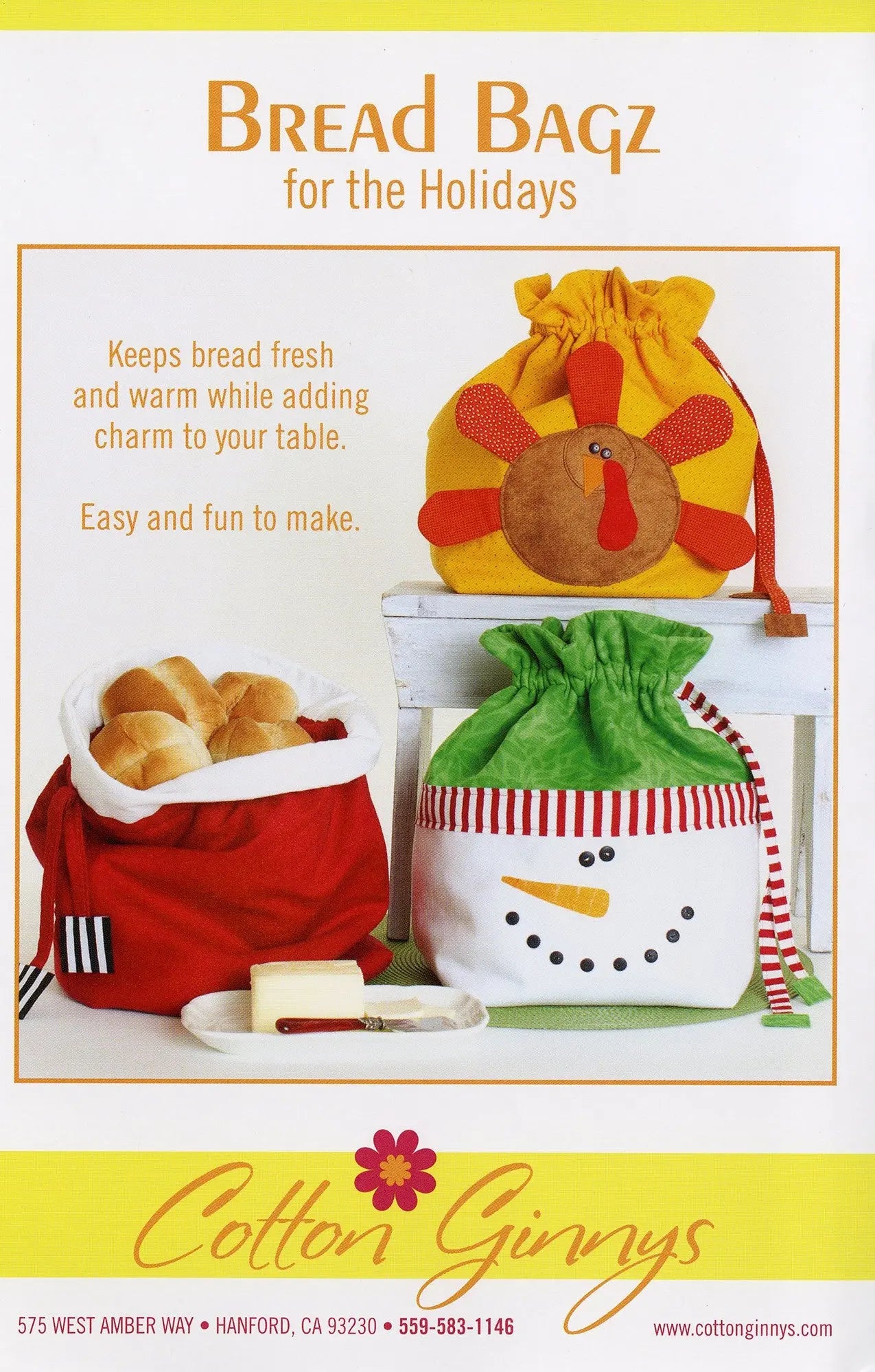 Bread Bags For the Holidays - Linda's Electric Quilters