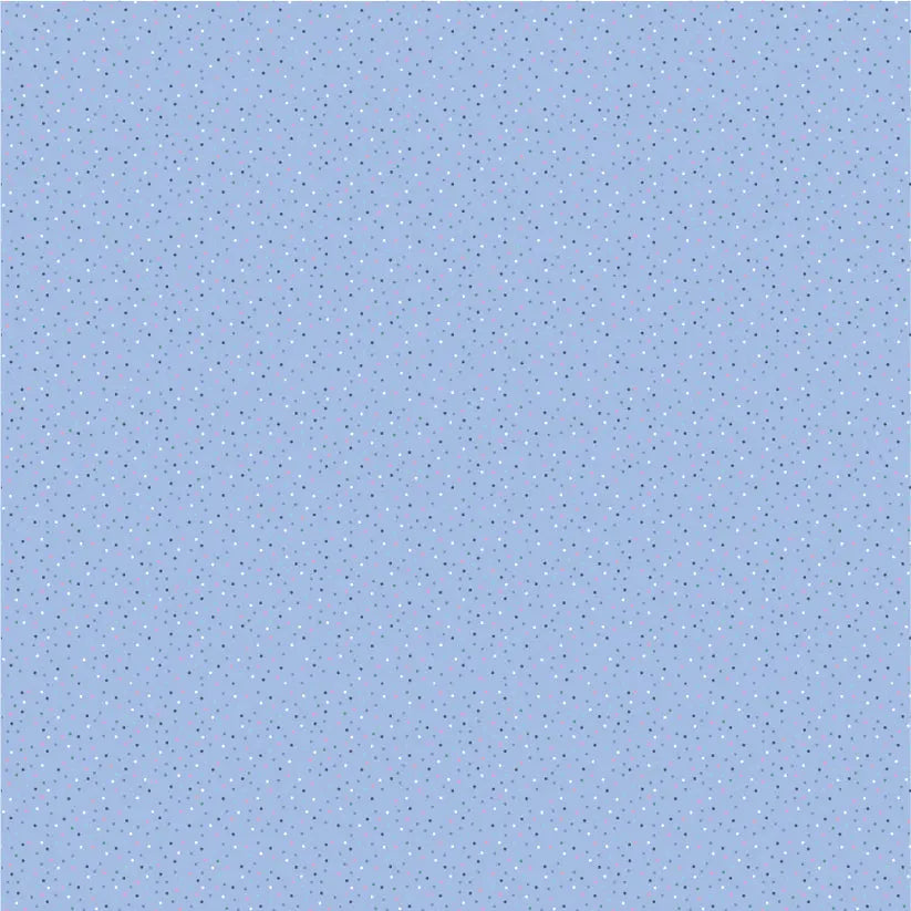 Bright Blue Forget Me Not Cotton 44"/45" Fabric Per Yard - Linda's Electric Quilters