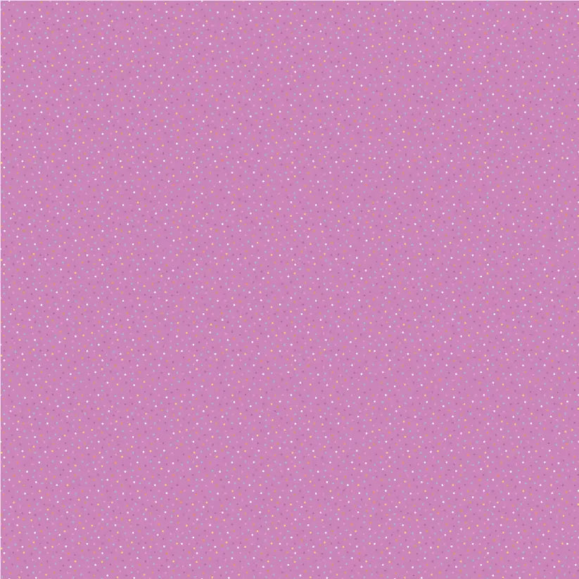 Bright Purple Pansy Cotton 44"/45" Fabric Per Yard - Linda's Electric Quilters