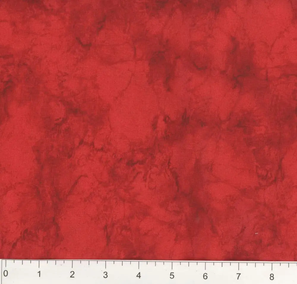 Bright Red Marble 45" wide Fabric per yard