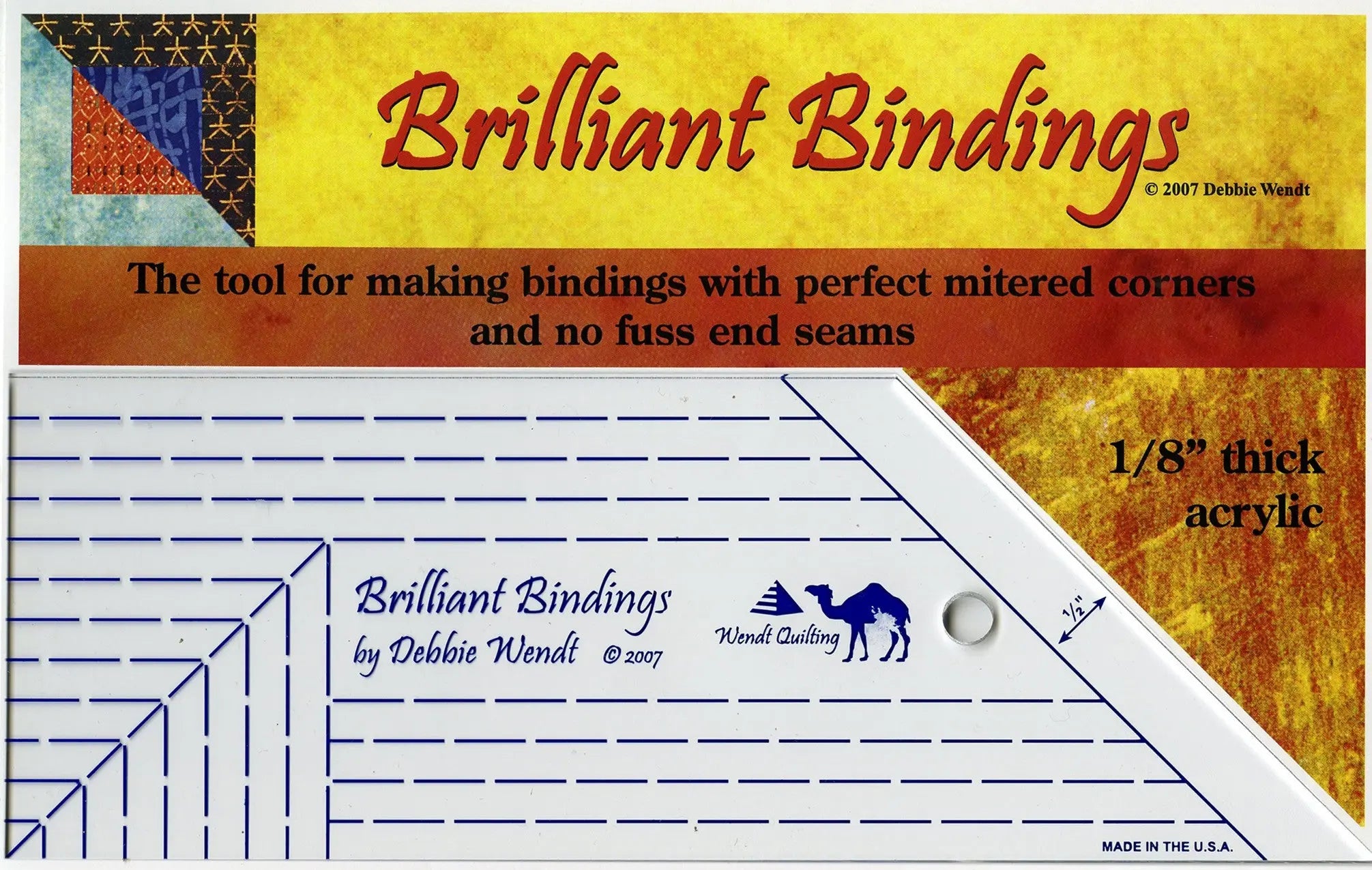 Brilliant Bindings Tool 1/8in for Quilters - Linda's Electric Quilters