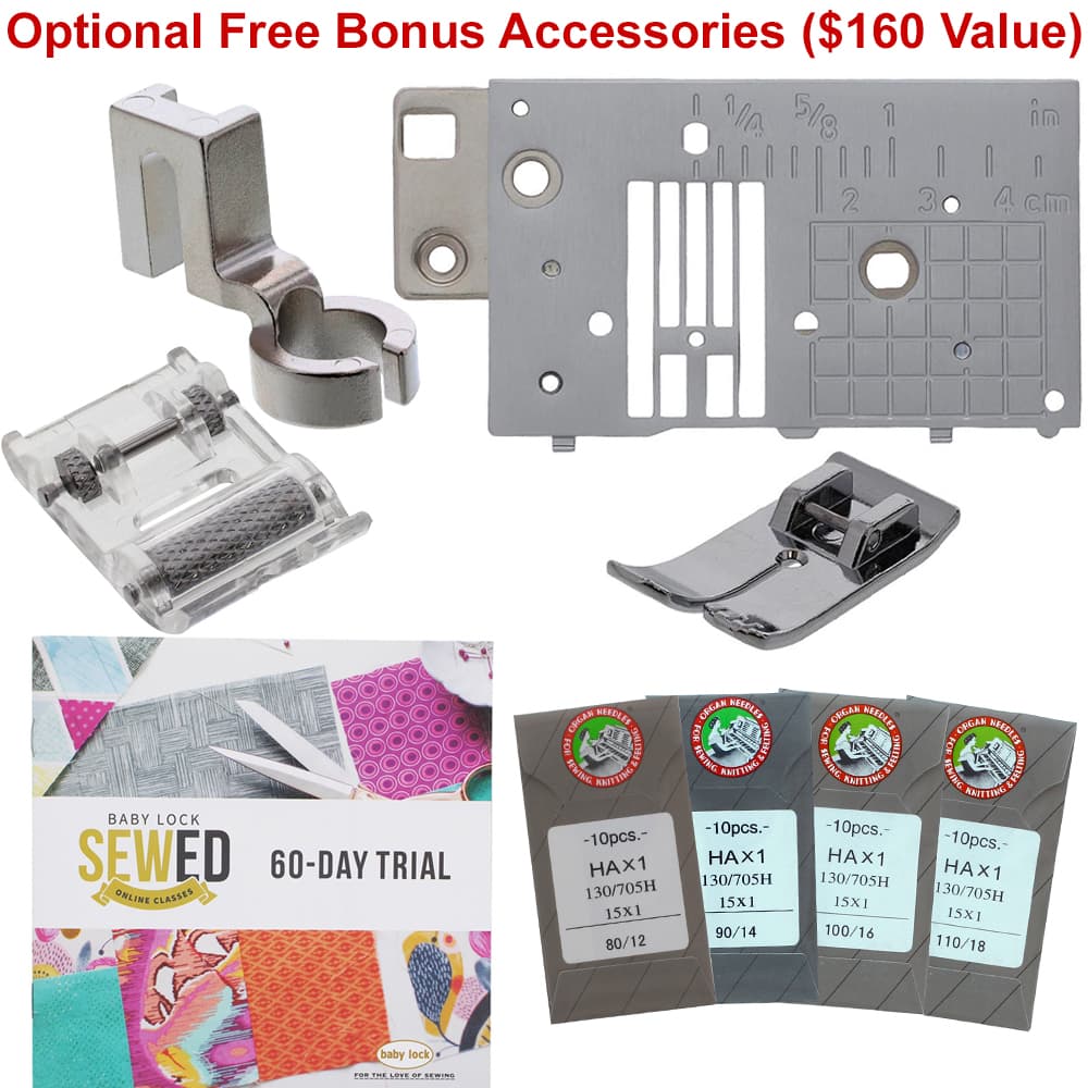 Baby Lock BL220B Brilliant Computerized Sewing Machine with FREE Bundle