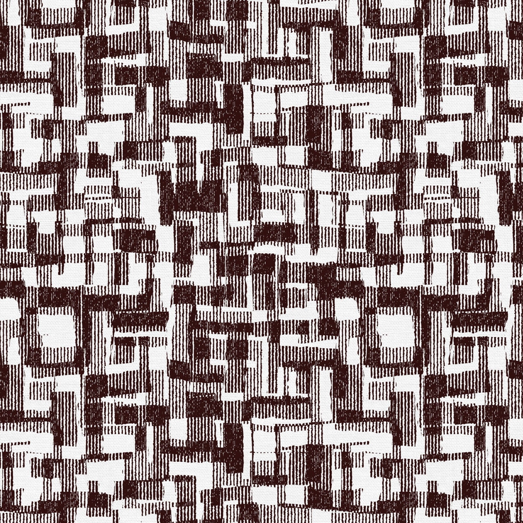 Brown Dark Brown Barcodes Cotton Wideback Fabric