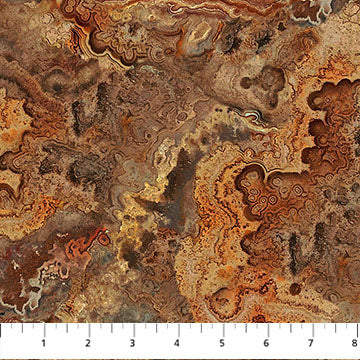 Brown Marble Rooted Stonehenge DP28770-37 Cotton 44"/45" Fabric Per Yard