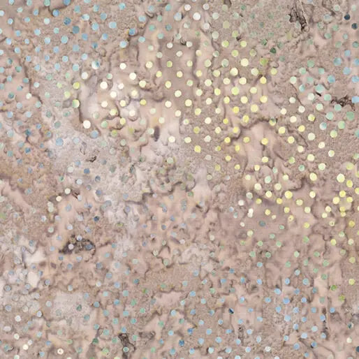 Brown Taupe Diamond Dots Cotton 44"/45" Fabric Per Yard Benartex Inc