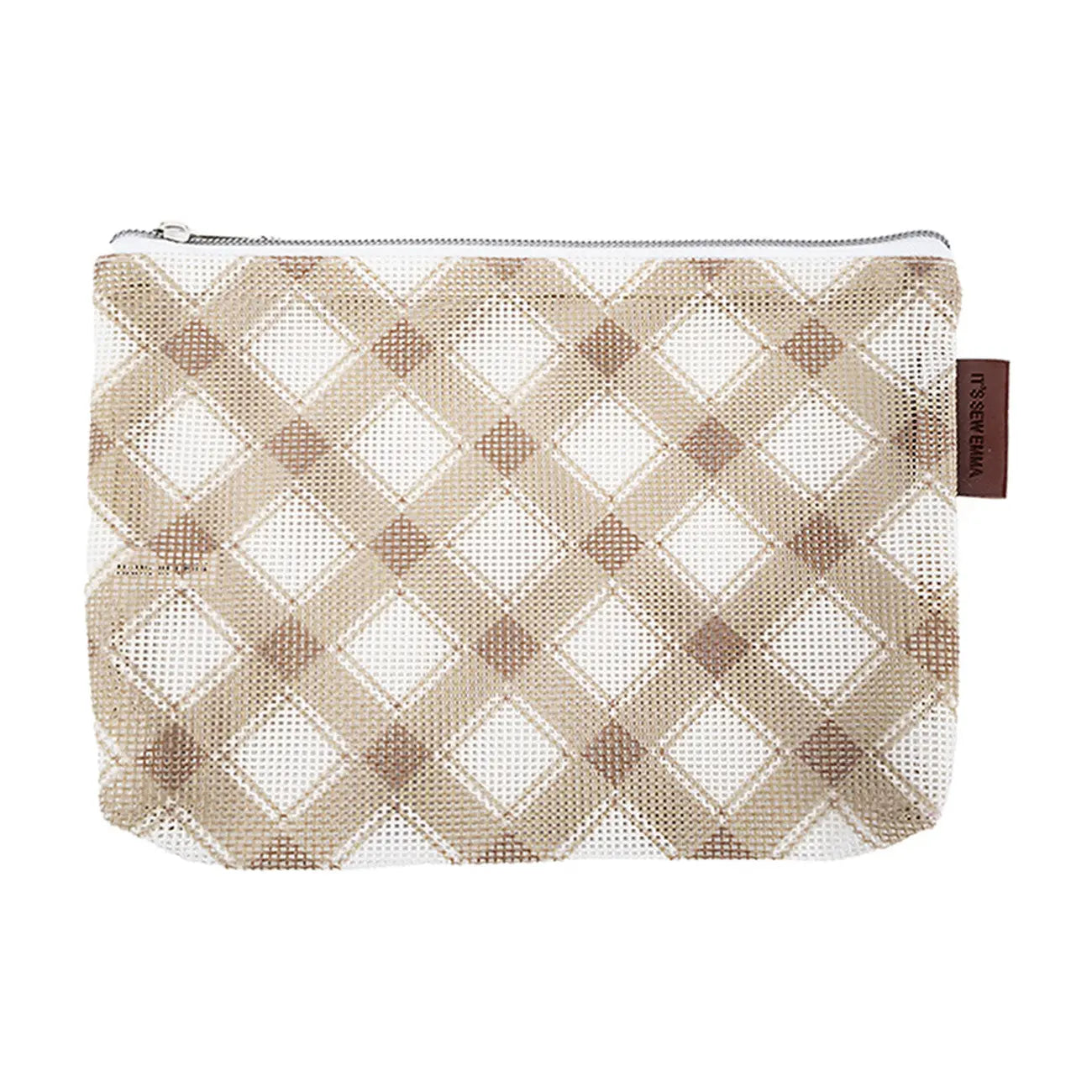 Burlap Mini Mad for Plaid Project Bag - Linda's Electric Quilters