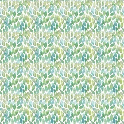 Butterfly Fantasy Leaves Cotton 44"/45" Fabric Per Yard In The Beginning Fabrics