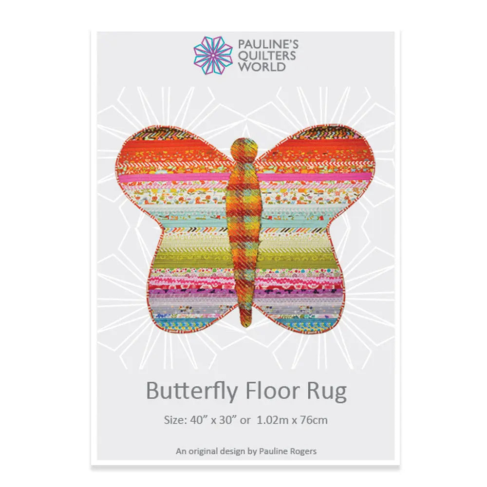 Butterfly Floor Rug Pattern - Linda's Electric Quilters