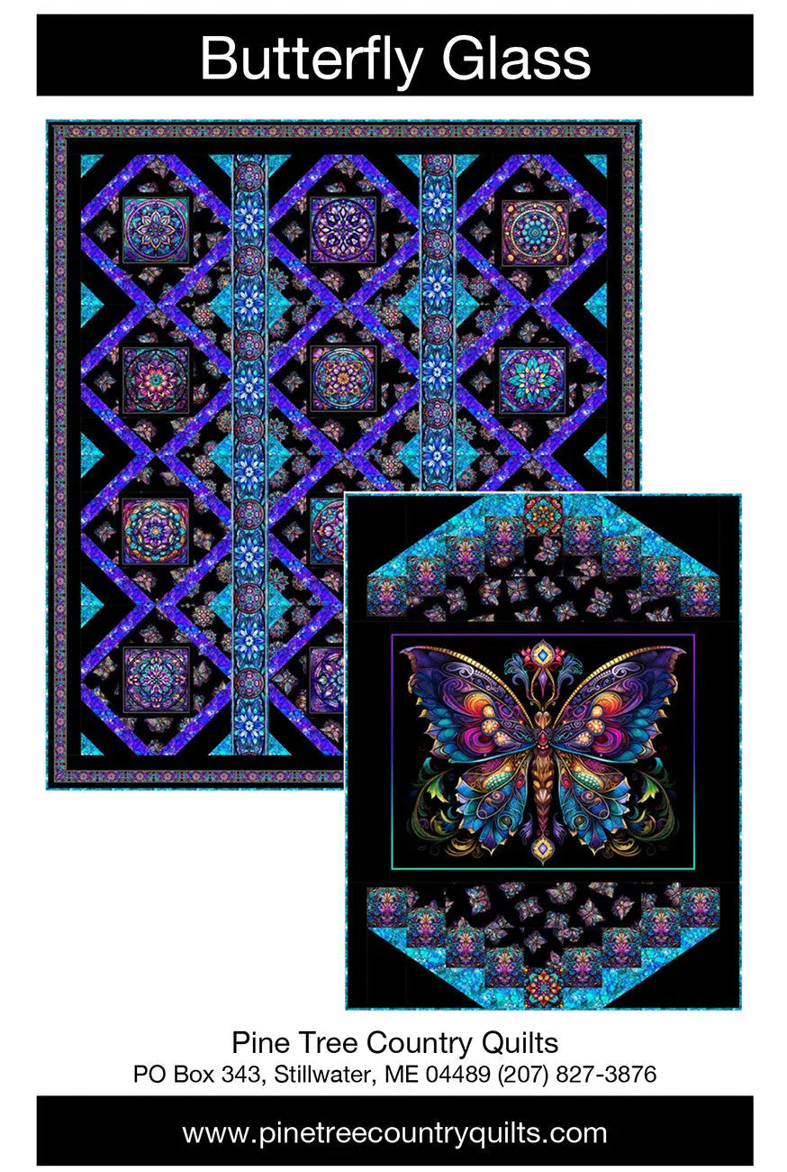Butterfly Glass - Linda's Electric Quilters