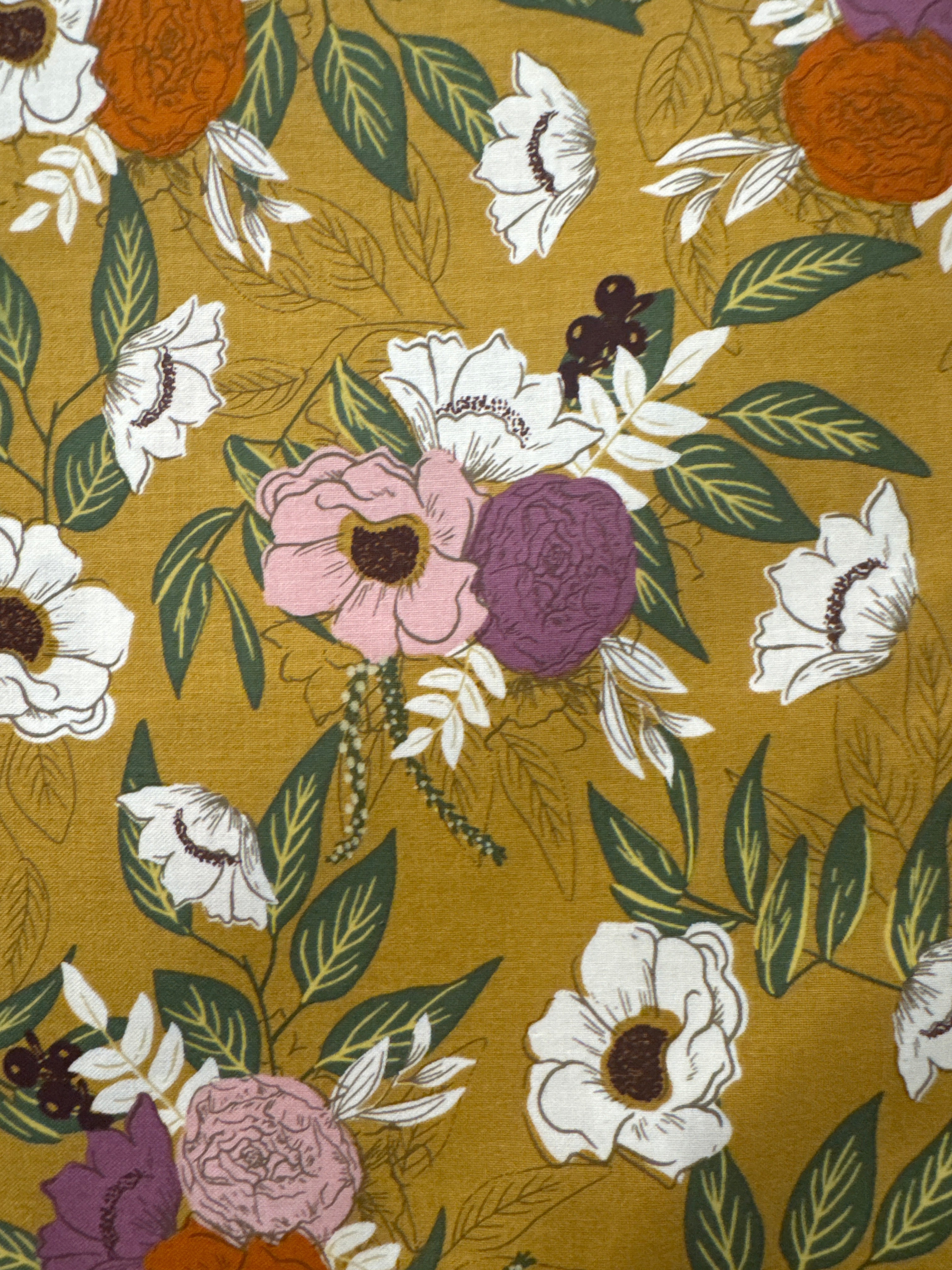 Slow Stroll Dark Mustard blender quilting fabric by Moda