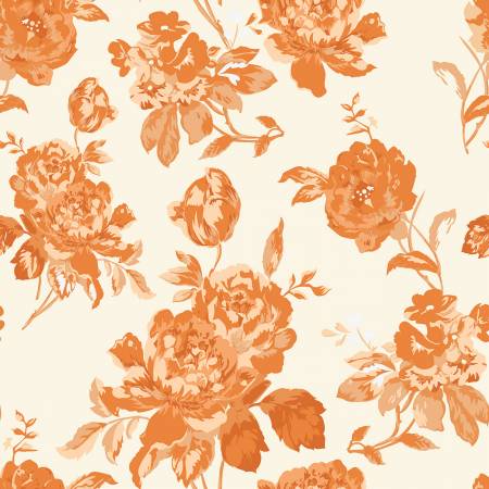 Riley Blake Shades of Autumn main cream quilting cotton fabric