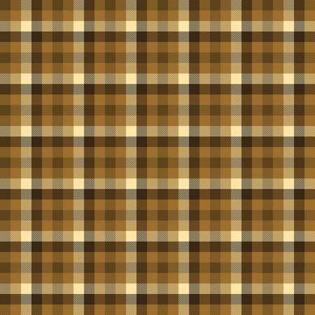 Riley Blake Fall's in Town brown checked autumn quilting cotton fabric