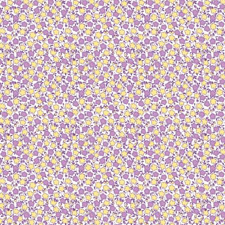 Riley Blake Storytime 30s purple floral reproduction quilting cotton fabric