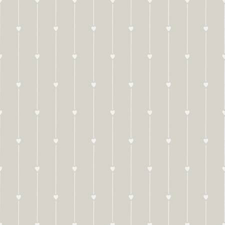 Riley Blake All My Heart heart strings quilting cotton fabric in Gray