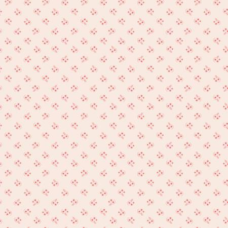 Riley Blake Lori Holt Mercantile Reminisce background quilting cotton fabric in Coral